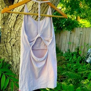 Fabletica yoga top with built in padded bra.